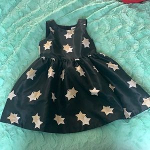 4 Gymboree black dress with stars